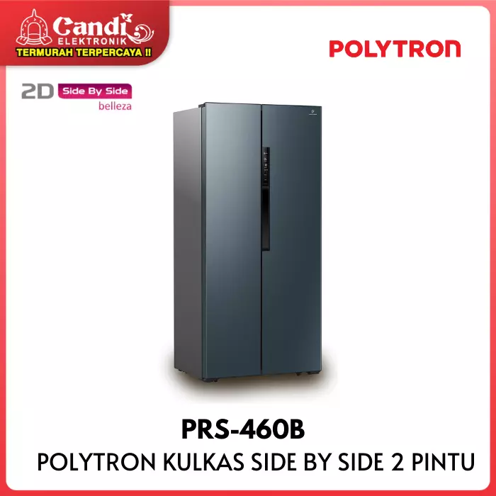 KULKAS SIDE BY SIDE POLYTRON
